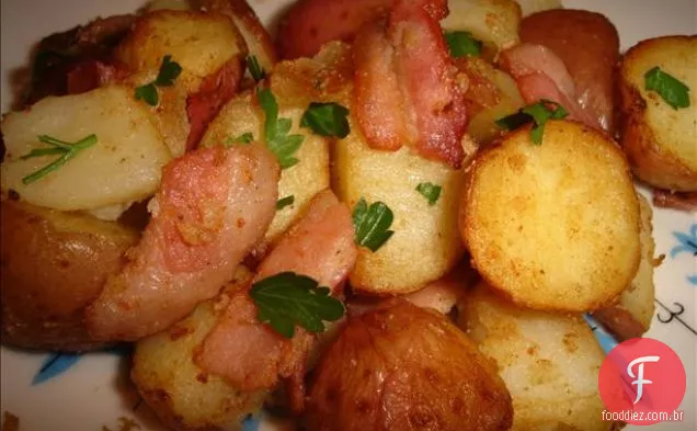 Clássico Recheado Duas Vezes Batatas Assadas