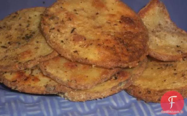 Rodelas De Batata Parmesão