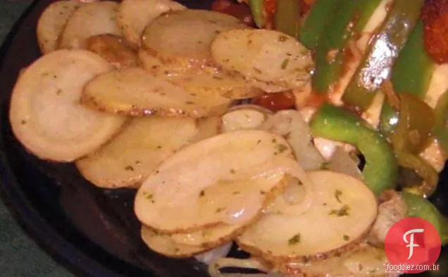 Melaço Batatas Novas Com Nozes
