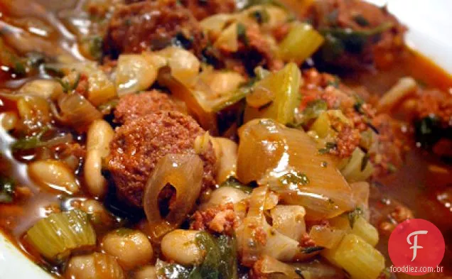 Sopa De Grão De Bico E Chouriço
