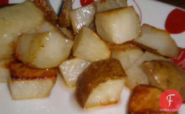 Deliciosas Batatas Assadas No Forno