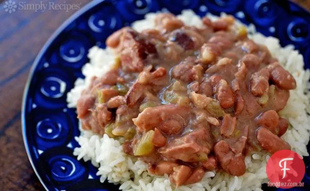 Feijão Vermelho E Arroz