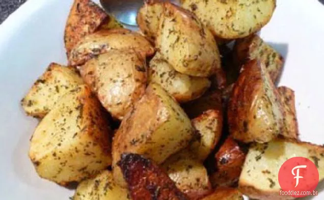 Erva Assada Batatas Novas