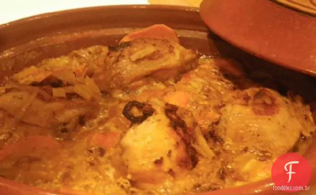 Tagine de frango e batata doce