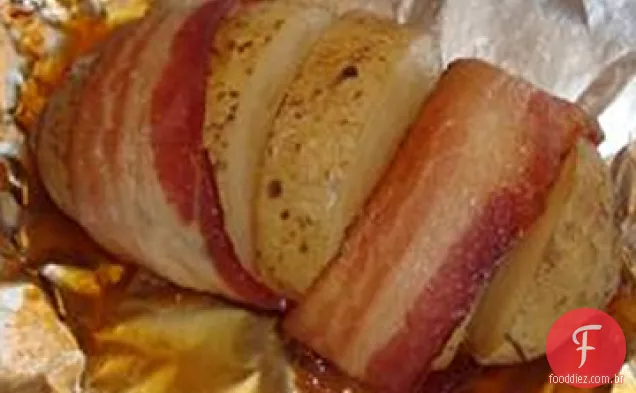 Batatas Com Bacon Grelhado