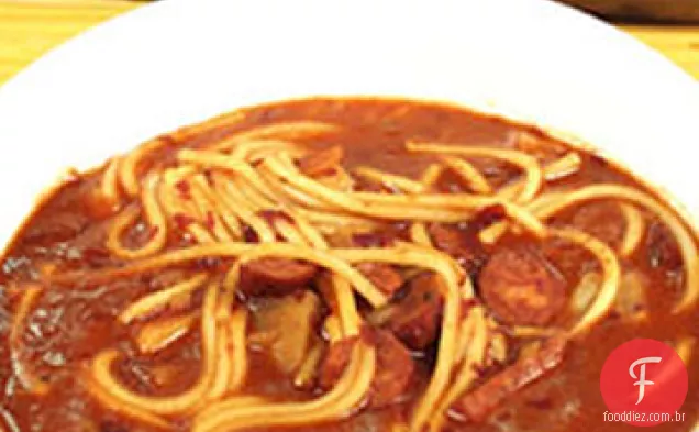 Sopa De Feijão Vermelho Picante