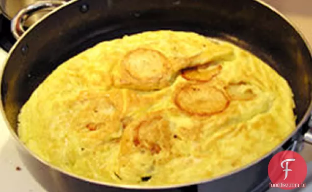 Batata e fritada de ovo de Nan