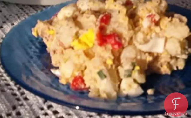 Bacon e ovo Salada De Batata