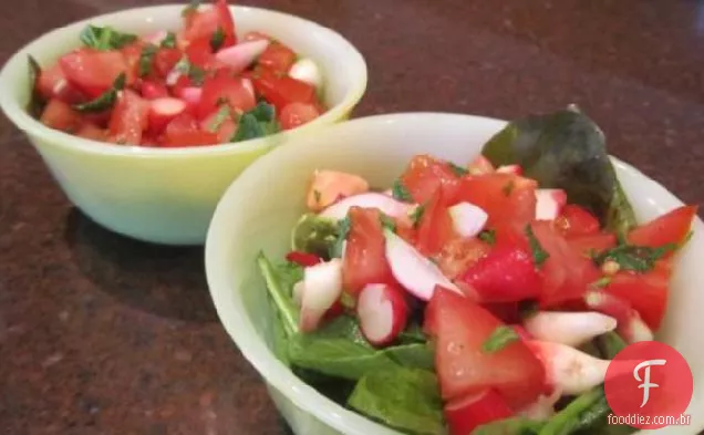 Salada de rabanete da Guatemala