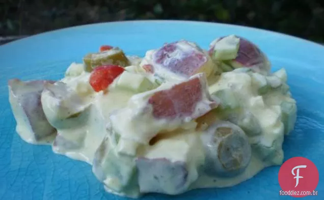 Salada de batata do dia dos pais