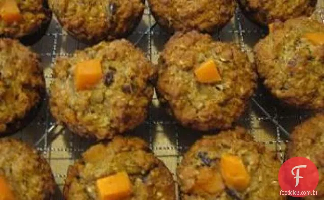 Muffins Com Espelta De Batata Doce (Vegano)
