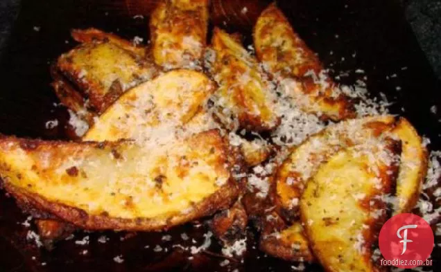 Batatas Fritas Com Alho-Parmesão