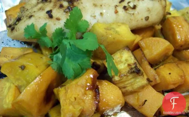 Bife E Curry De Cereja Preta