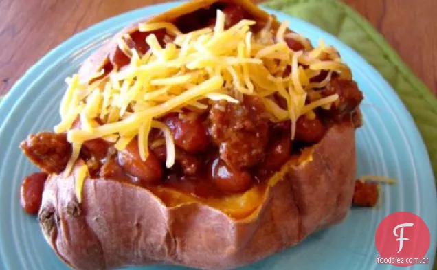 Batatas-Doces Recheadas Com Pimenta / Inhame