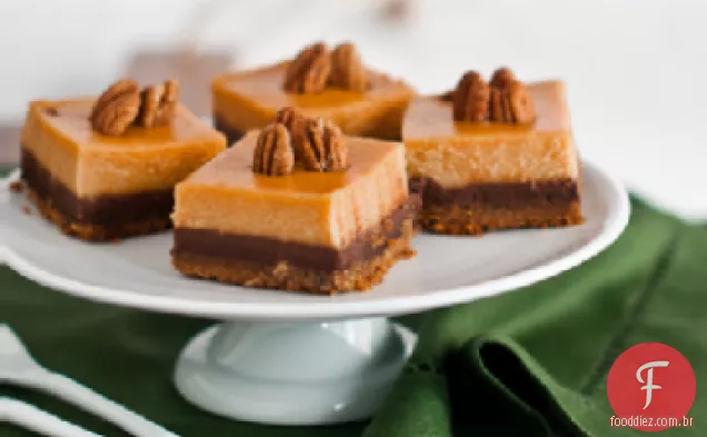 Barras De Chocolate De Batata Doce