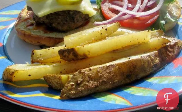 Carne de porco cozida no vapor com arroz picante em pó e batata-doce
