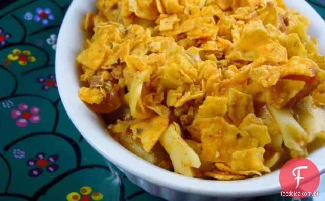 Macarrão com Gravata borboleta e molho de Vodka
