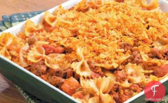 Massa cremosa com Bacon