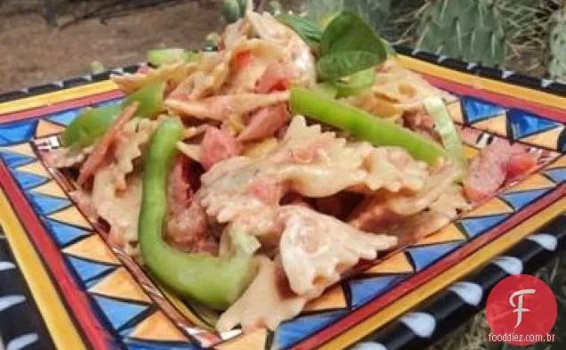 Salada De Massa Italiana Com Maionese De Tomate