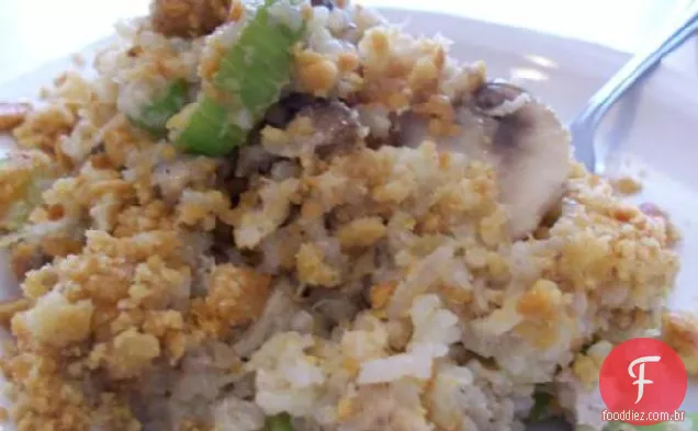 Caçarola De Salada De Frango Assada