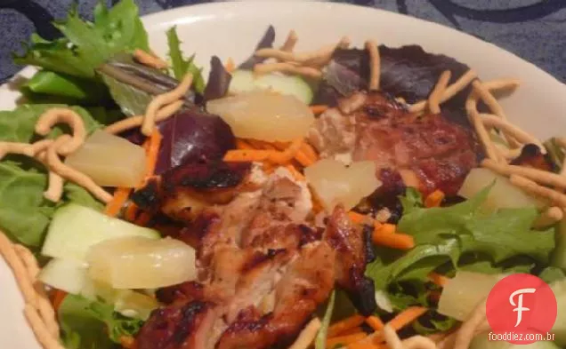 Salada De Frango Teriyaki Quente