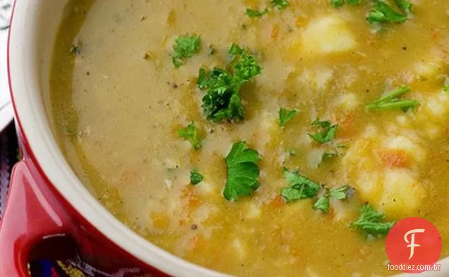 Alho Assado E Sopa De Brie