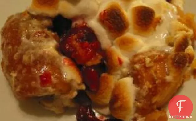 Inhame cristalizado com Cranberries