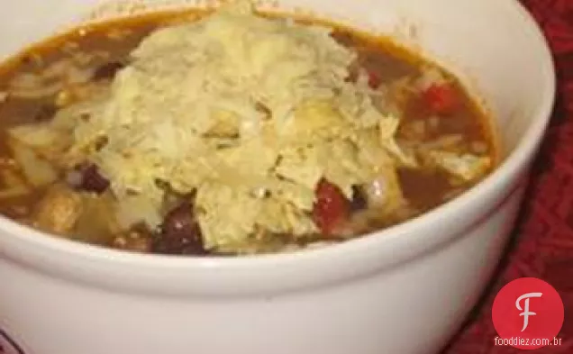Sopa de tortilha de frango IV