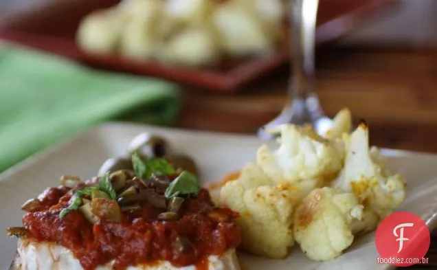 Baked Halibut À La Wolfgang Puck