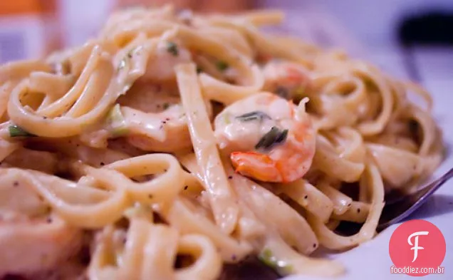 Old Bay Shrimp Pasta