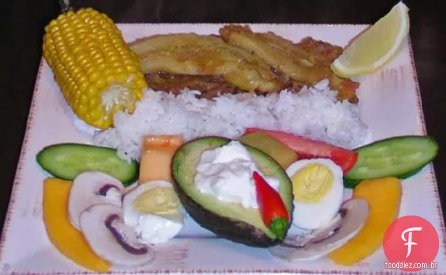 Caril De Banana. (Vegetariano.)