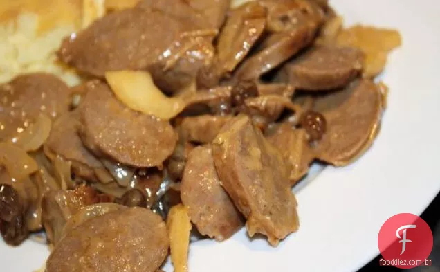 Salsichas Com Curry Doce