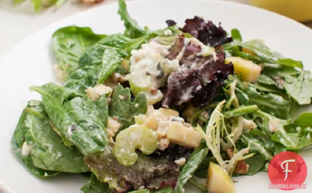 Salada Waldorf sem glúten