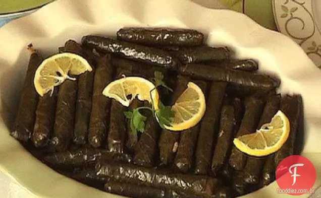 Folhas De Videira Recheadas-Autêntica Receita Turca De Dolma