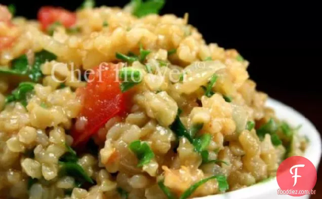 Salada De Trigo Bulgur-Estilo Turco