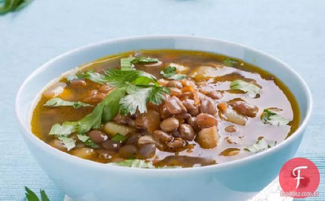 Salada de lentilha sem glúten