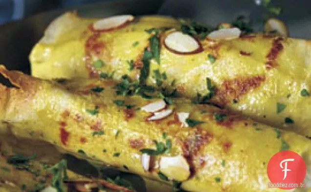Curry Frango Crepes