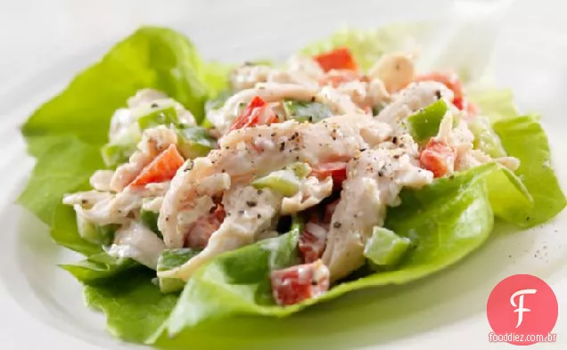 Salada de frango estragão sem glúten