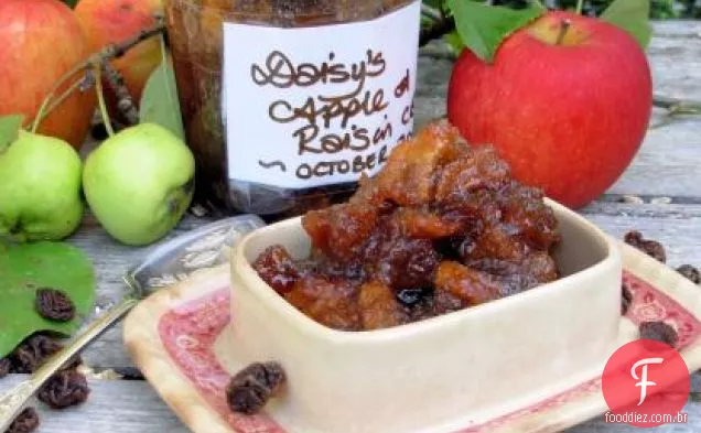 Maçã e passas Chutney