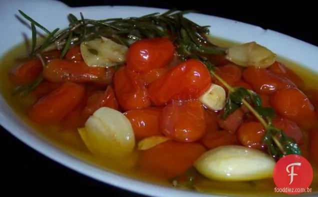 Alho torrado Tomate Uva em azeite