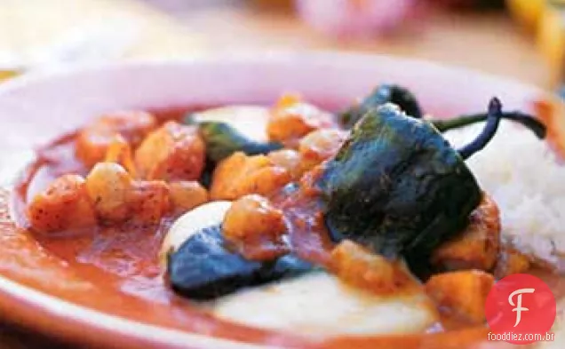 Juan Diego Michel's Cheese-Stuffed Poblanos