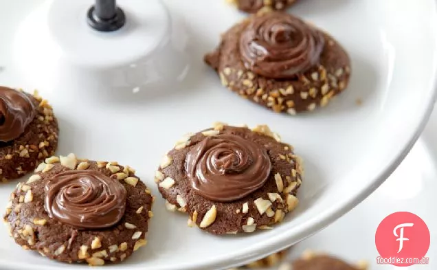 Pegadas De Chocolate E Avelã