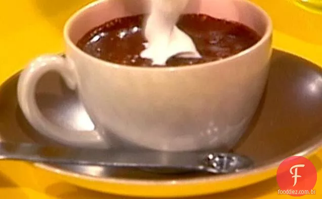 Dupla decadente para Duplas decadentes: xícaras de Chocolate Com Chantilly