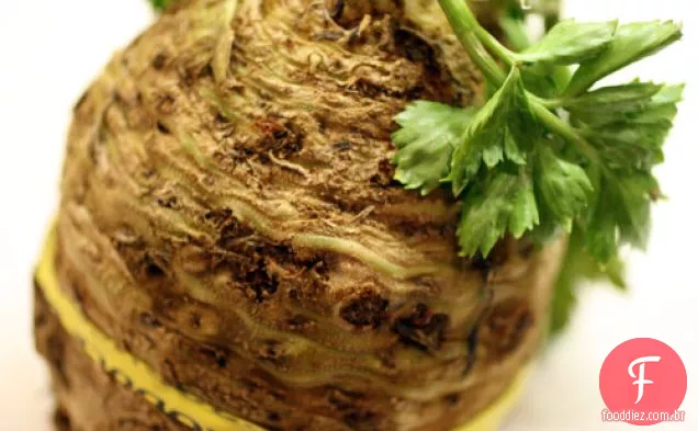 Francês Em Um Flash: Apple Celeriac Remoulade Com Caranguejo