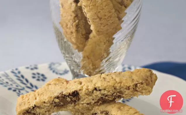 Avelã-Chocolate Biscotti