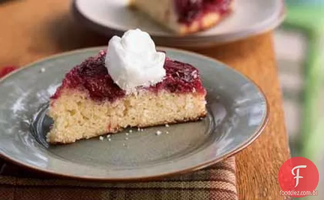Bolo De Ameixa De Cabeça Para Baixo