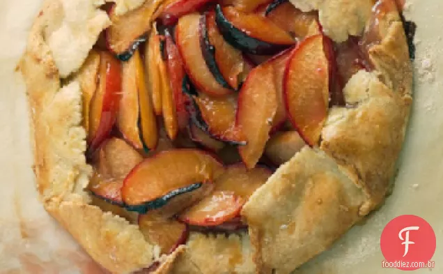 Torta De Ameixa Rústica