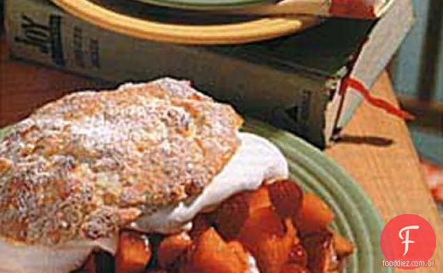 Shortcake de frutas de verão com Mascarpone