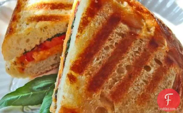 Queijo grelhado All-American com um toque