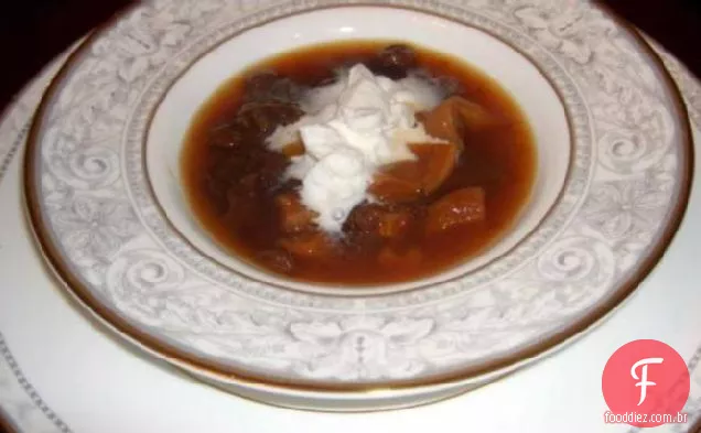 Sopa De Fruta Picante